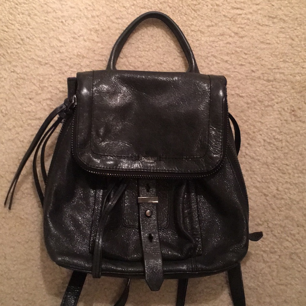 Botkier backpack in black/ gunmetal